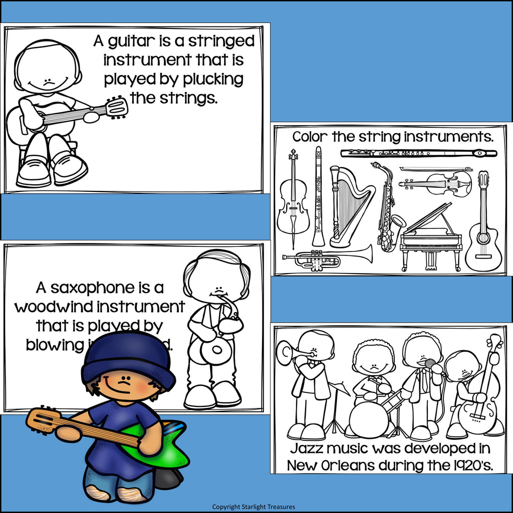 Music Mini Book for Early Readers