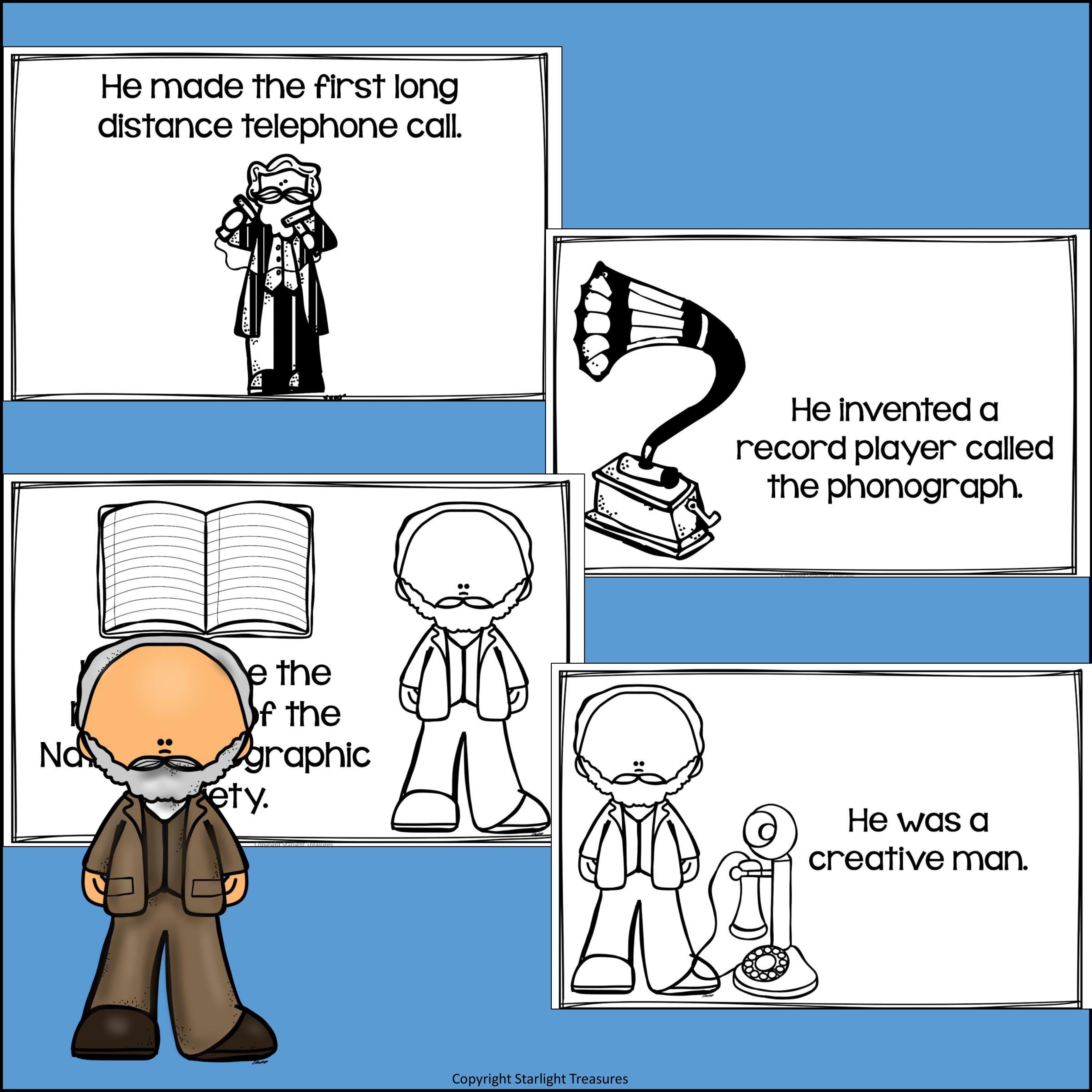 Alexander Graham Bell Mini Book for Early Readers