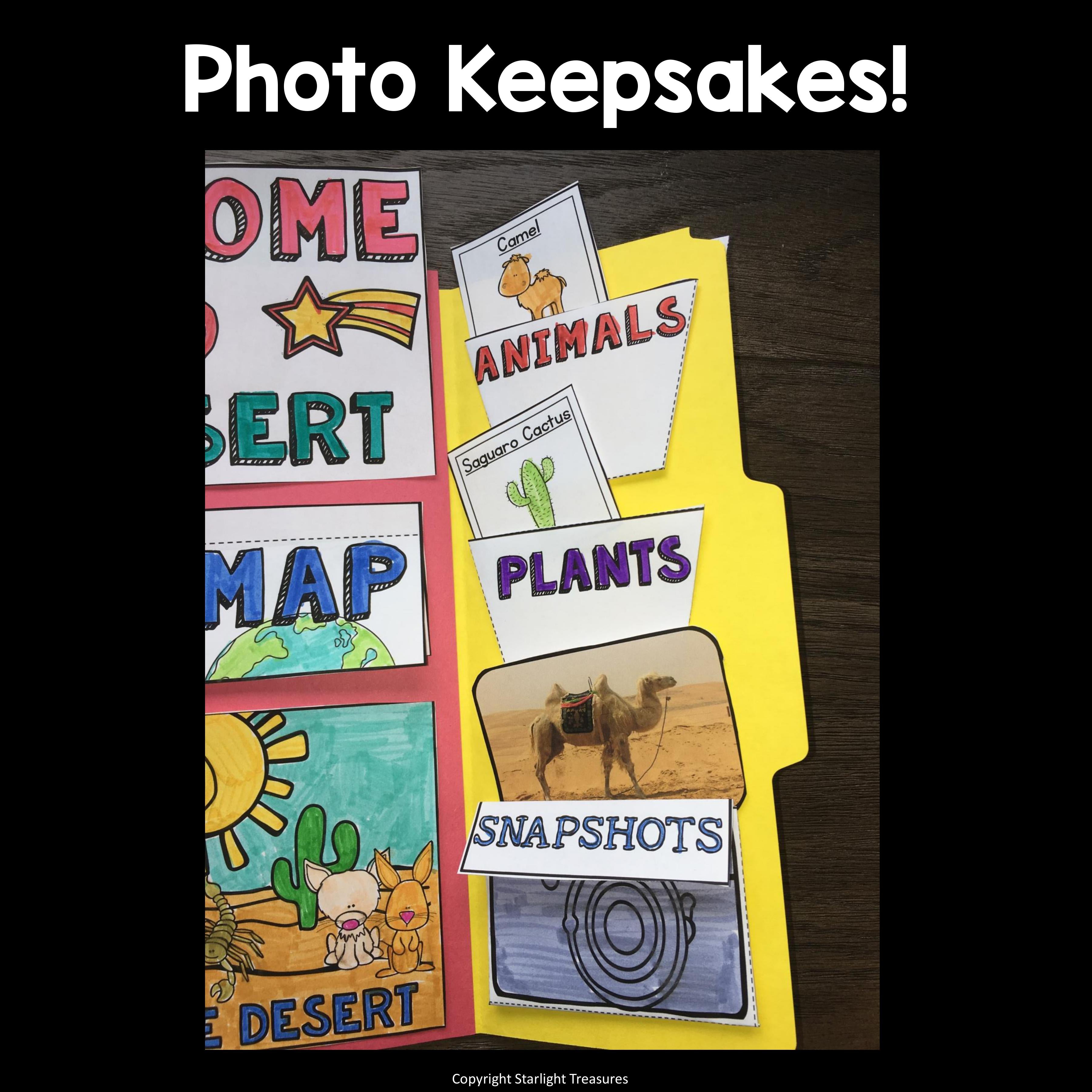 Desert Lapbook for Early Learners - Animal Habitats