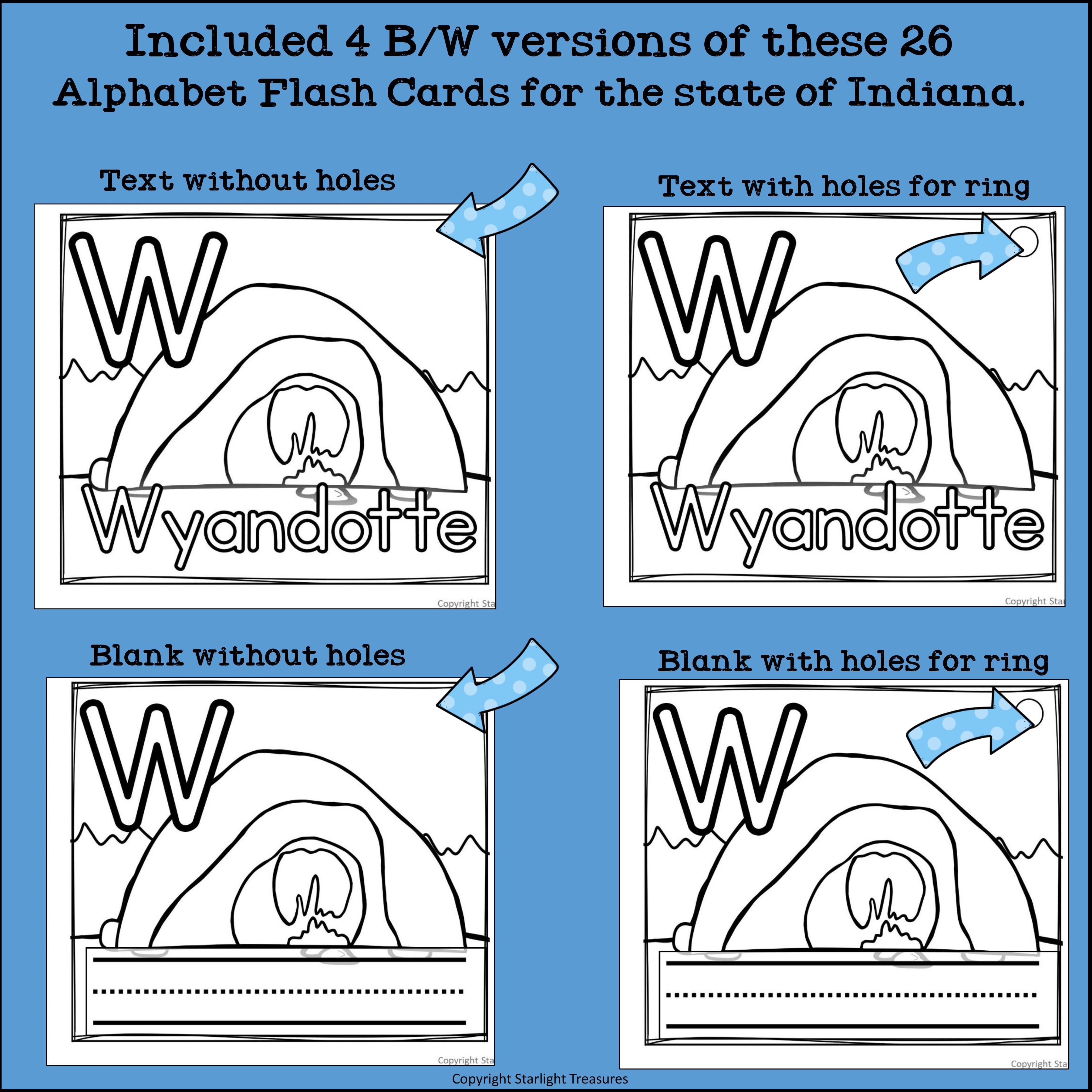 Indiana Flash Cards