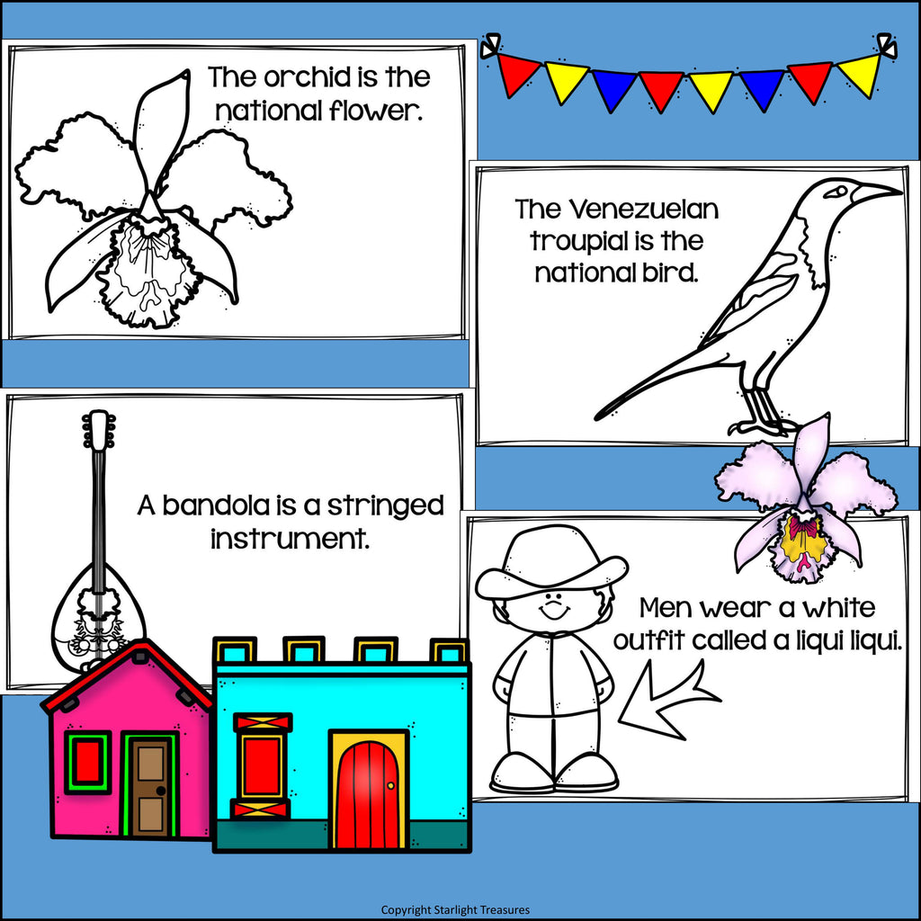 Venezuela Mini Book for Early Readers - A Country Study