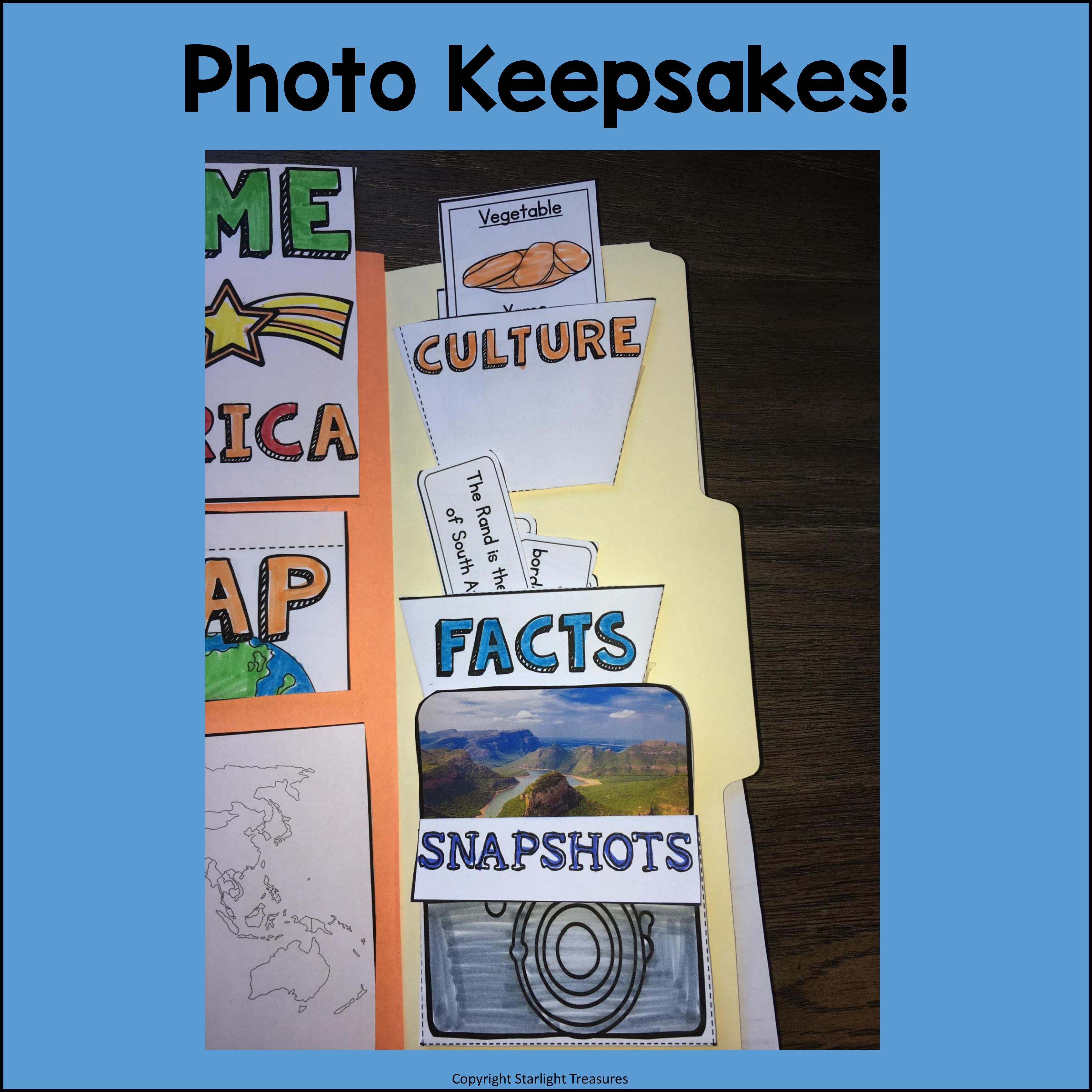 South Africa Lapbook for Early Learners - A Country Study