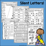 Silent Letters Worksheets and Activities for Early Readers