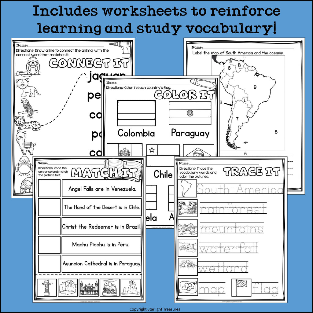 All About South America Complete Unit