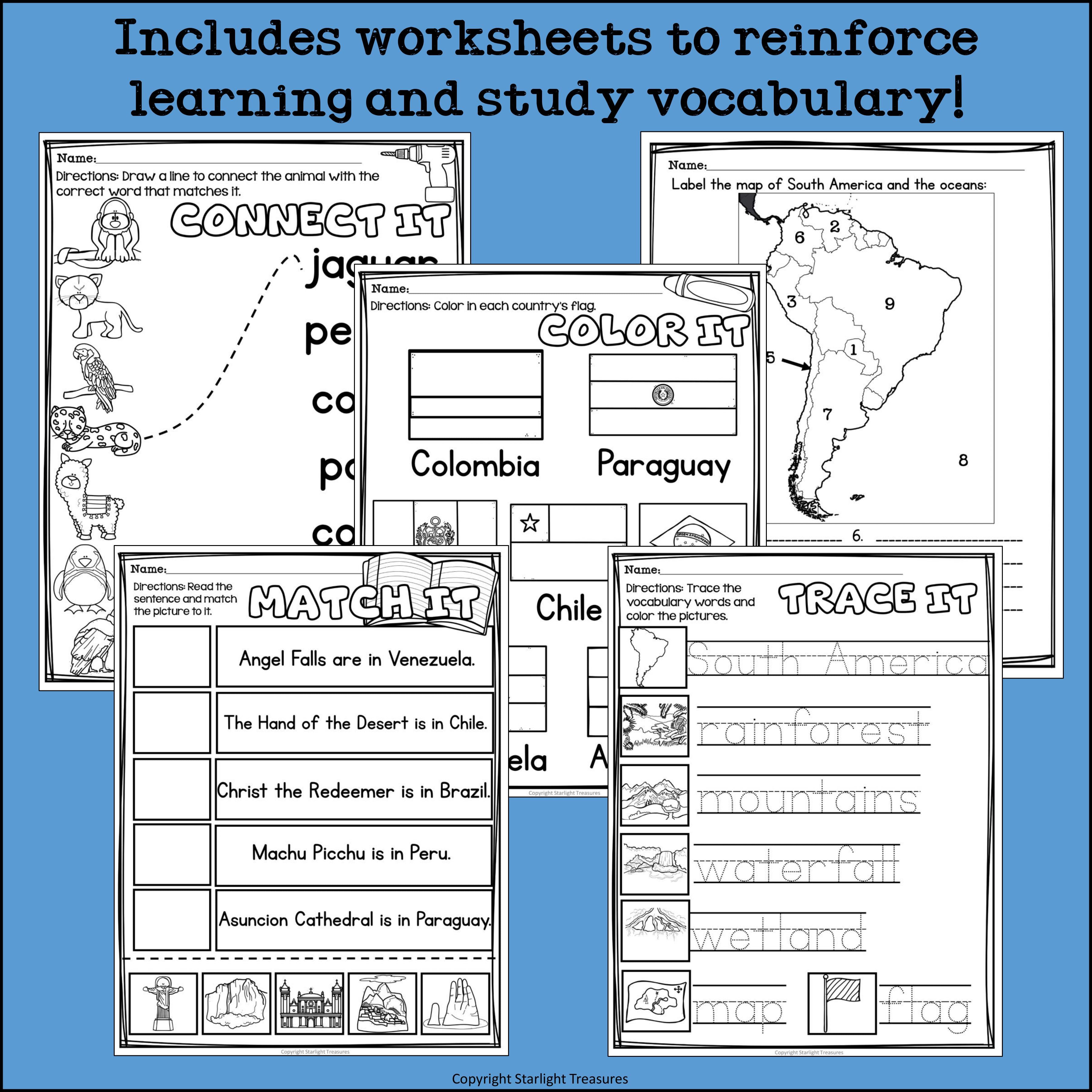 All About South America Complete Unit