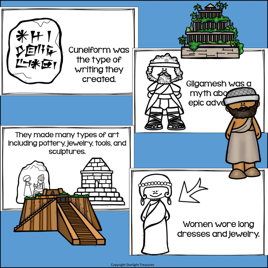 Mesopotamia Mini Book for Early Readers