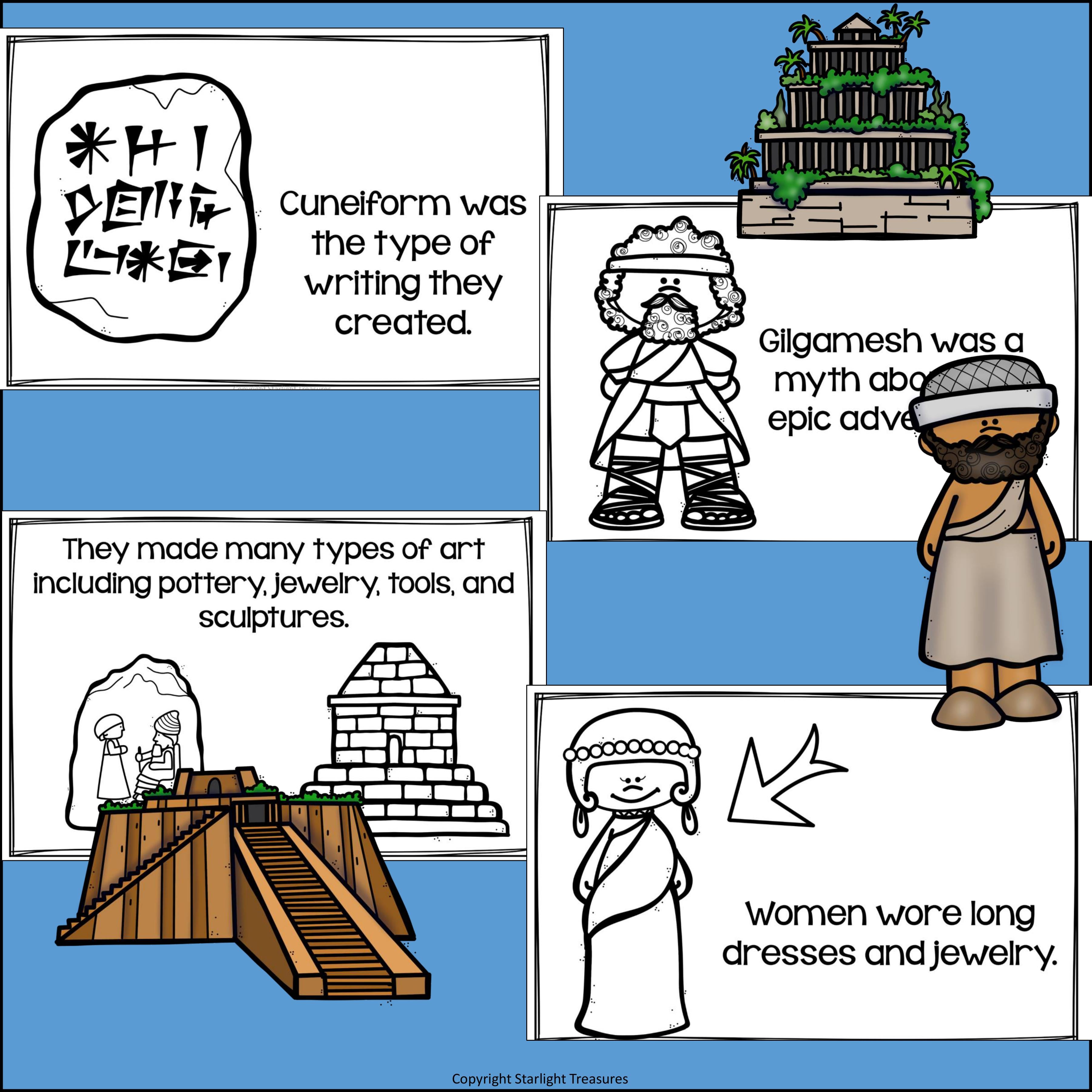 Mesopotamia Mini Book for Early Readers
