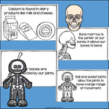 Human Body Systems: Skeletal System Mini Book for Early Readers