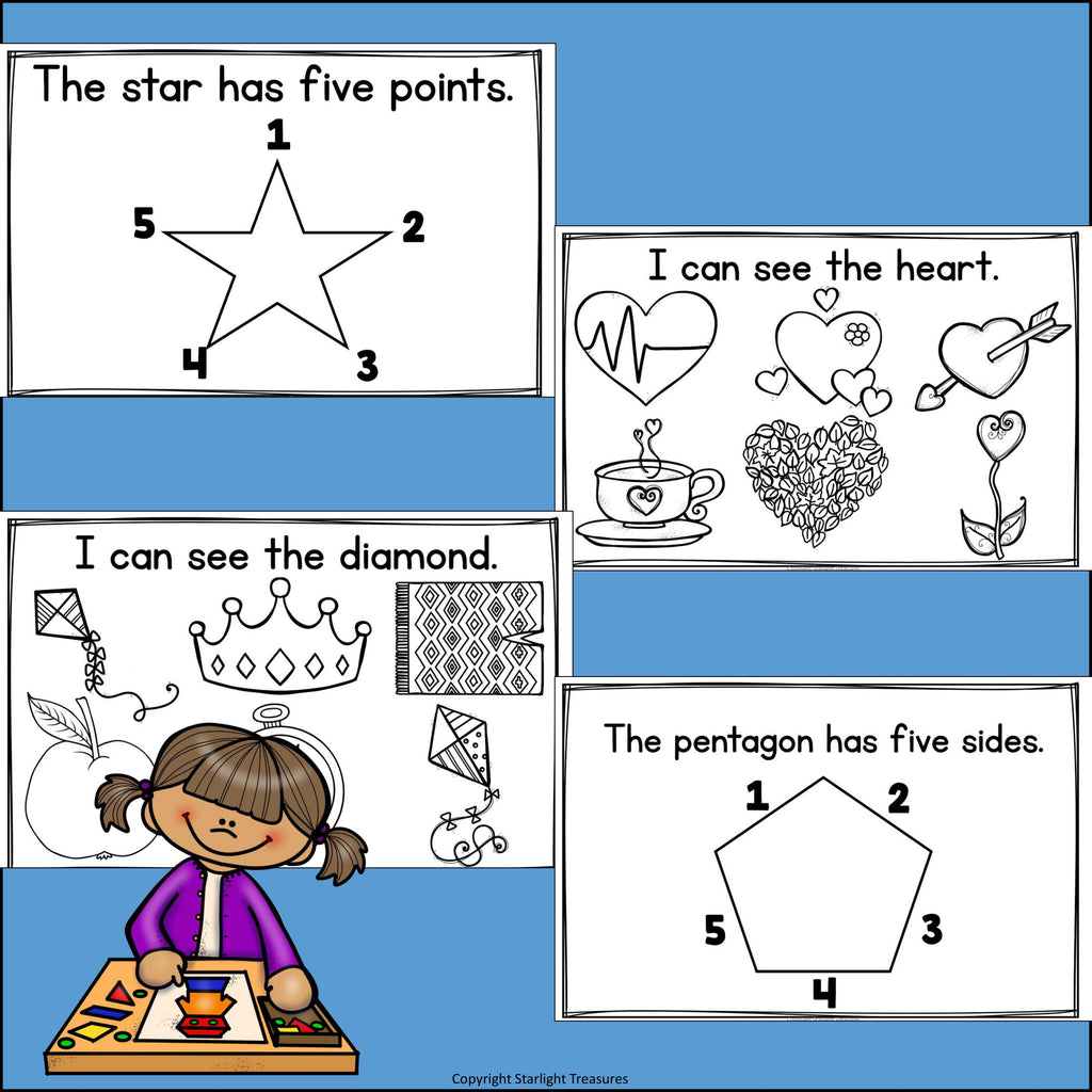 Learn Our Shapes: Shapes Mini Book for Early Readers
