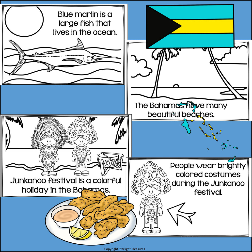 Bahamas Mini Book for Early Readers - A Country Study
