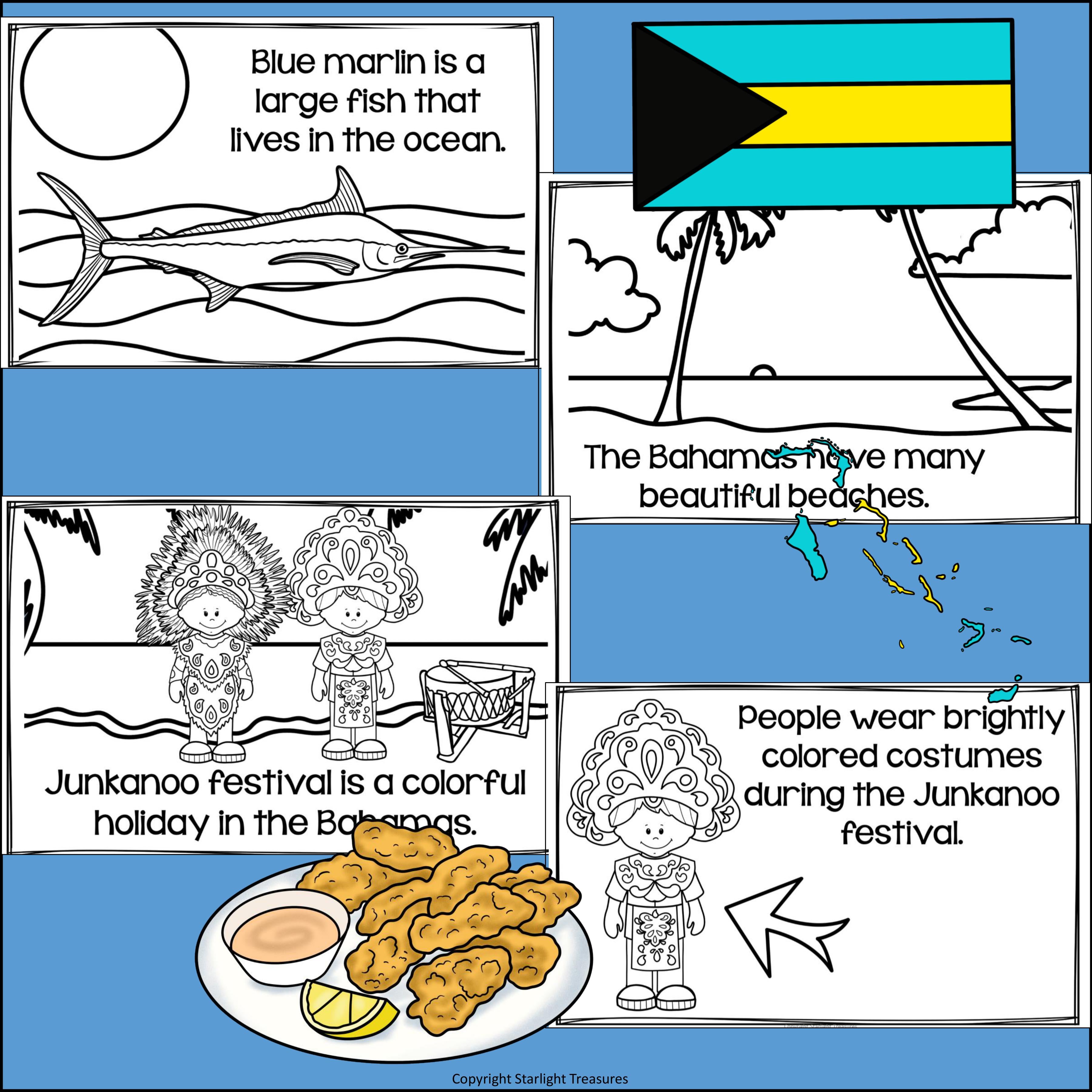 Bahamas Mini Book for Early Readers - A Country Study
