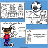 Soccer Mini Book for Early Readers: Sports