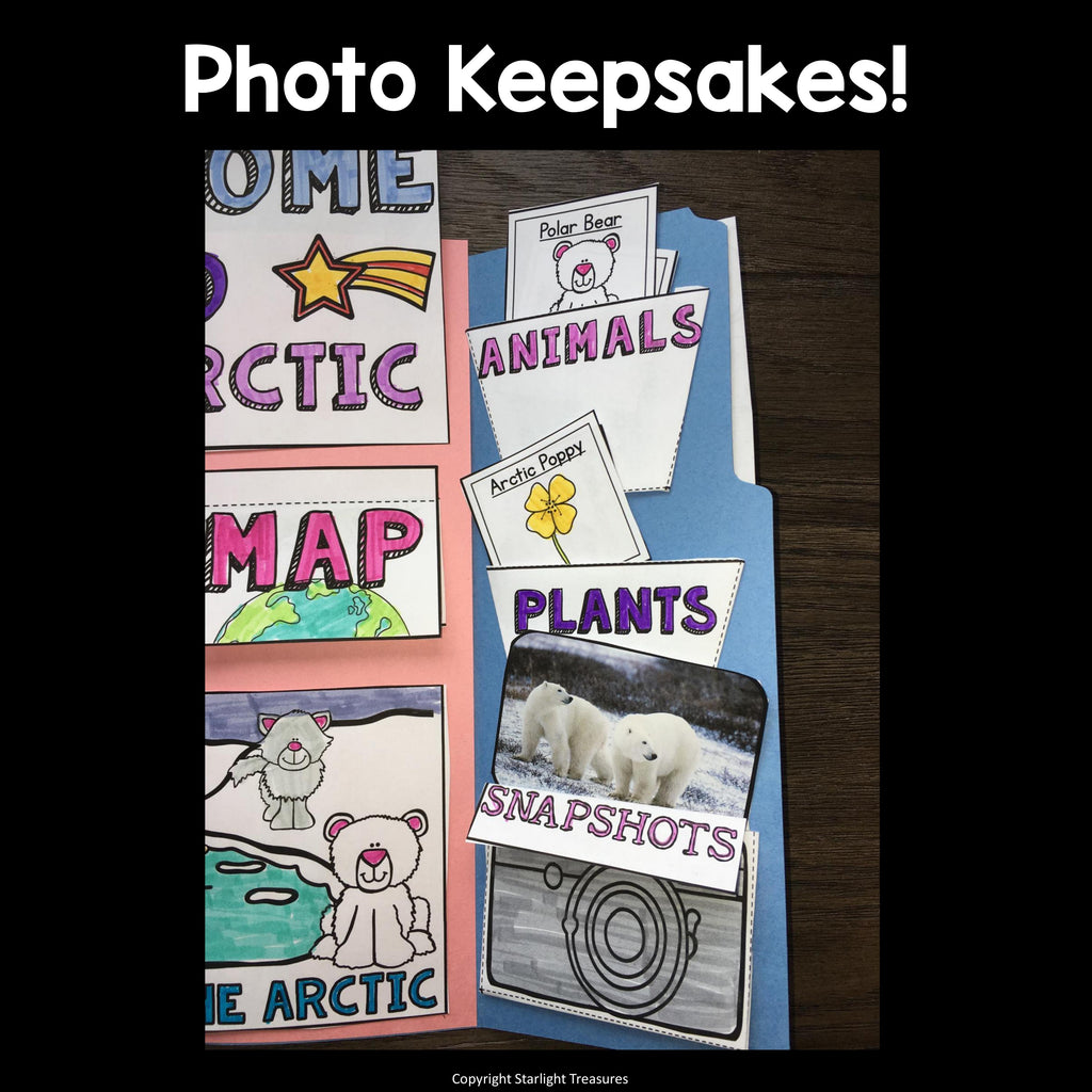Arctic Lapbook for Early Learners - Animal Habitats