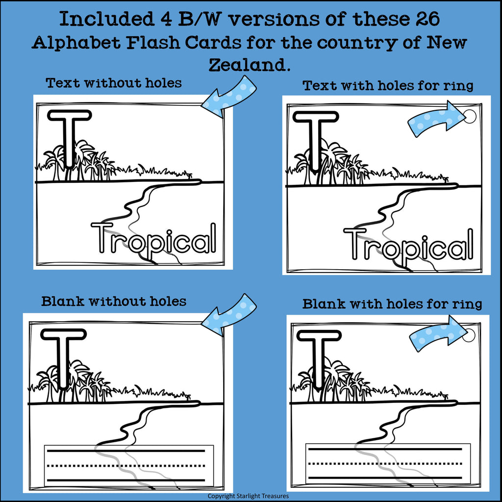 New Zealand Flash Cards