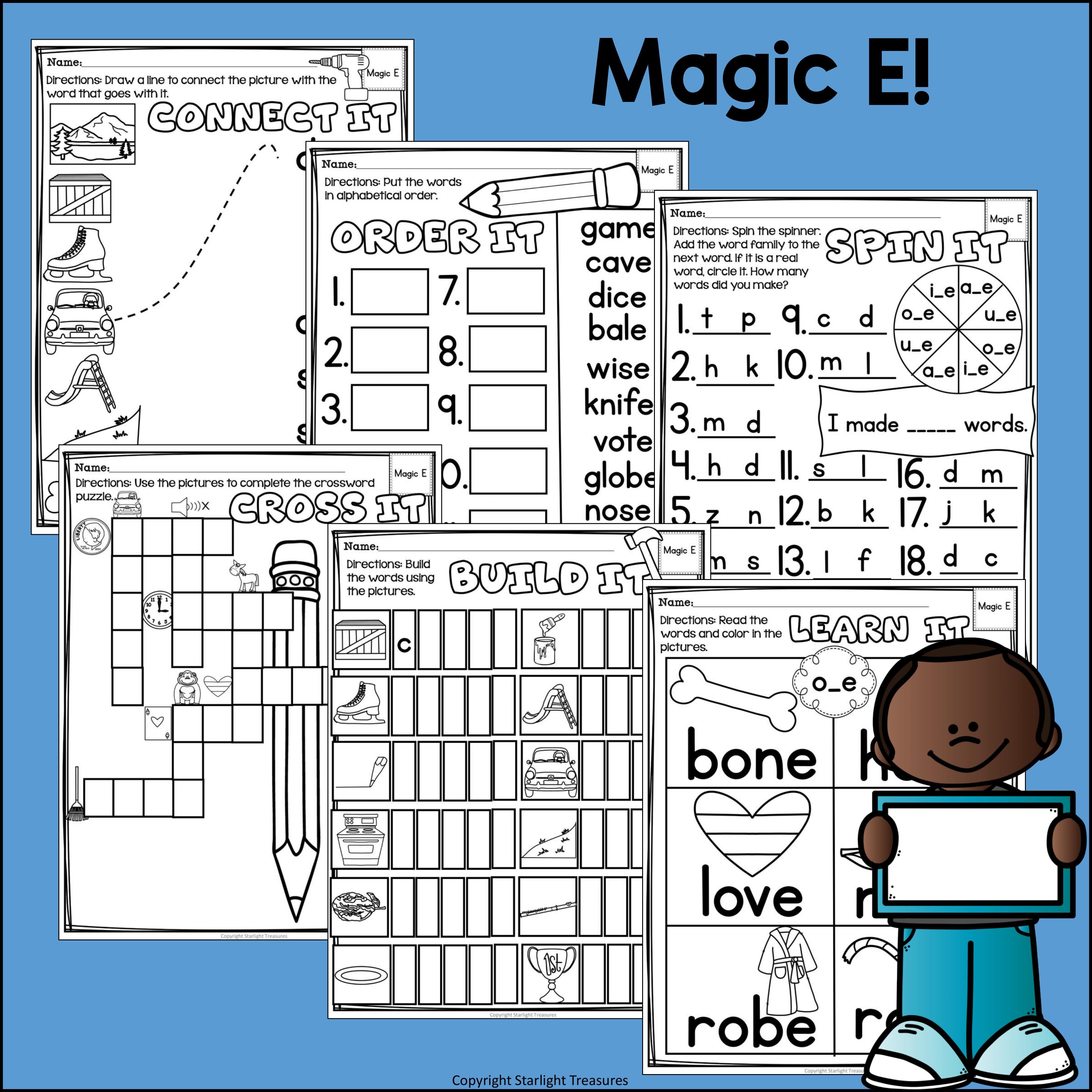 Magic E Worksheets and Activities for Early Readers
