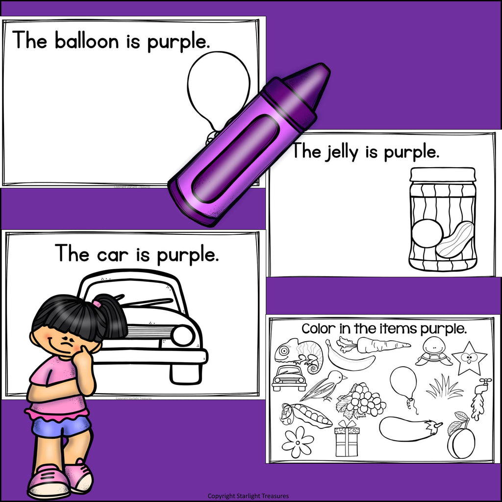 Colors of the Week: Purple Mini Book