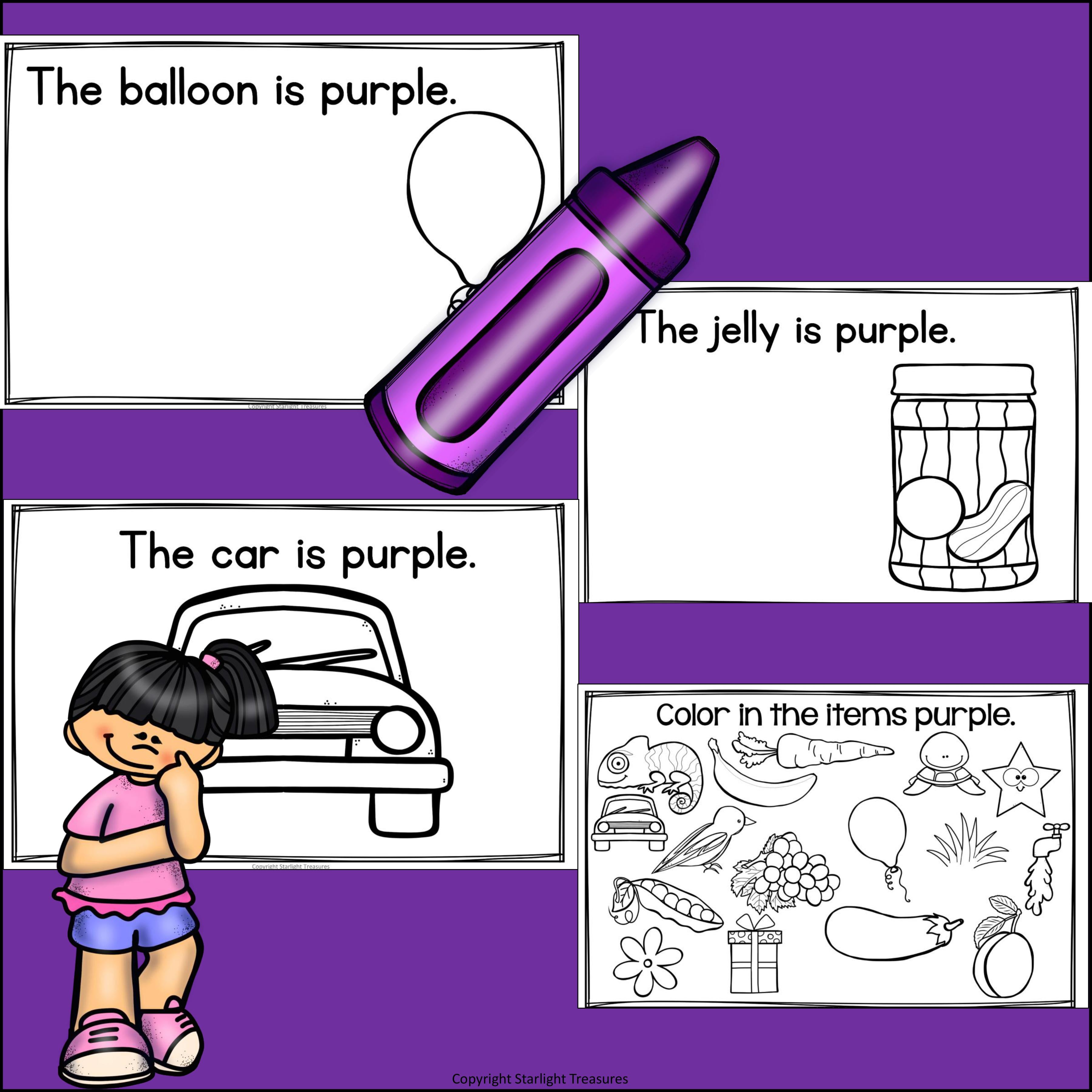 Colors of the Week: Purple Mini Book