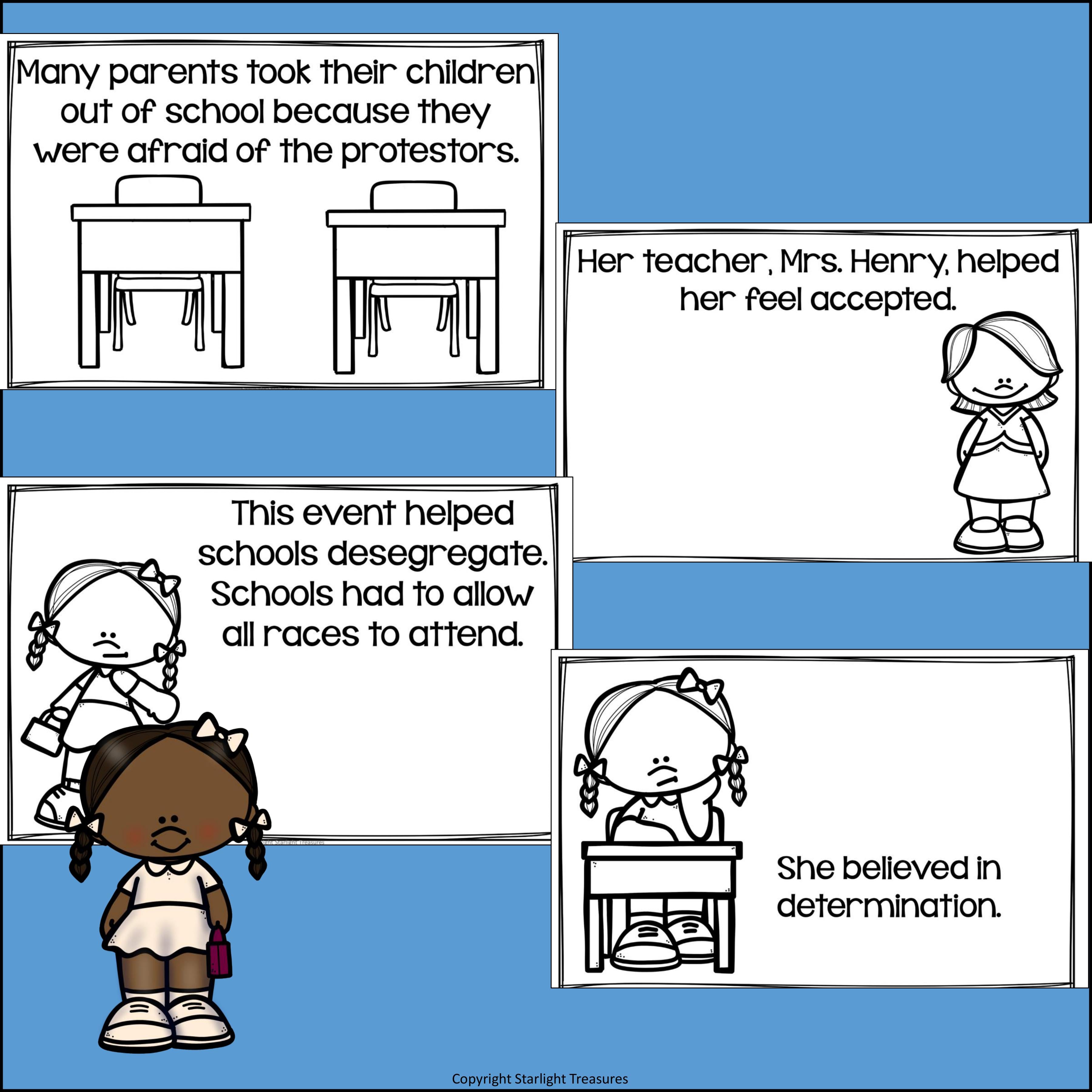 Ruby Bridges Mini Book for Early Readers: Black History Month