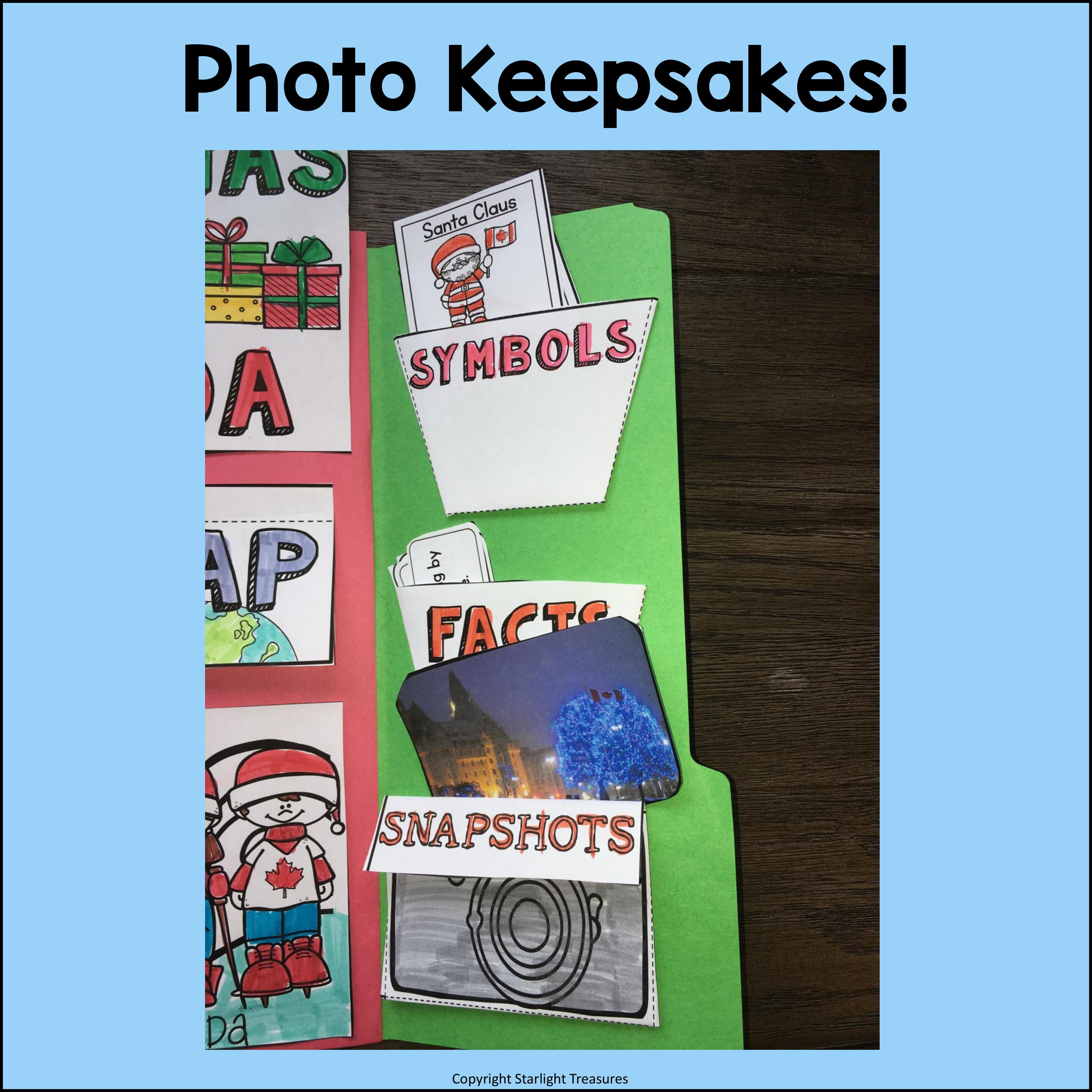 Christmas in Canada Lapbook for Early Learners