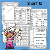 Short U Worksheets and Activities for Early Readers