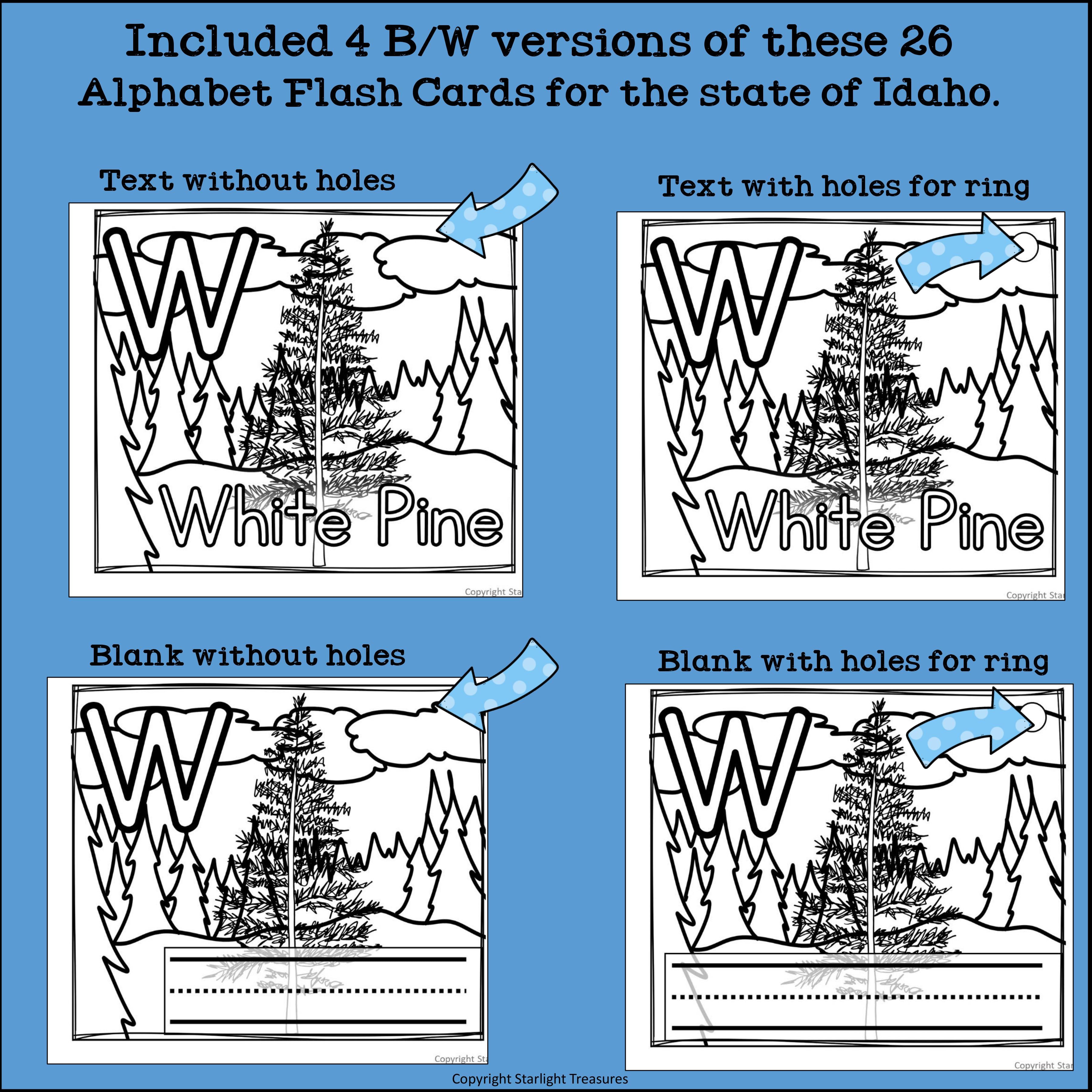 Idaho Flash Cards