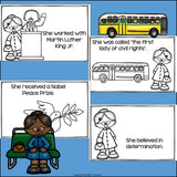 Rosa Parks Mini Book for Early Readers: Black History Month