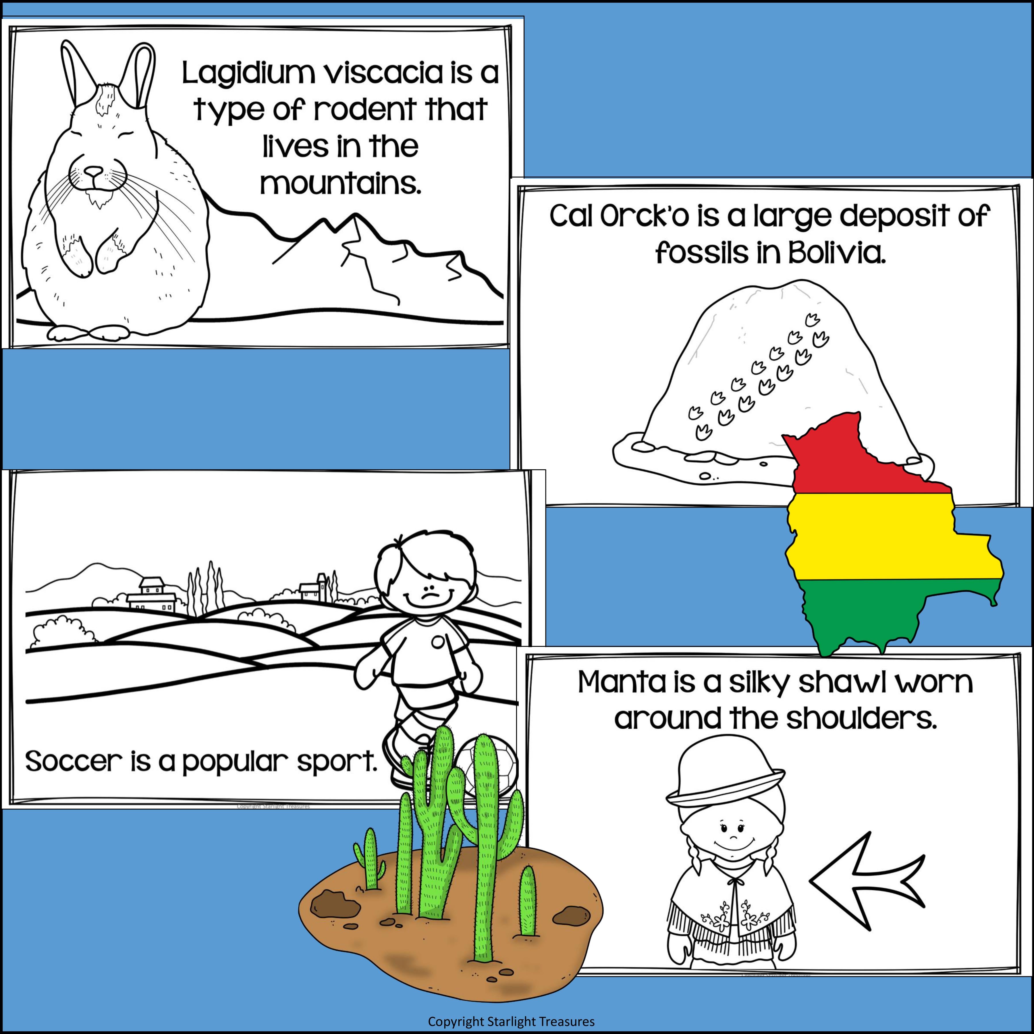 Bolivia Mini Book for Early Readers - A Country Study
