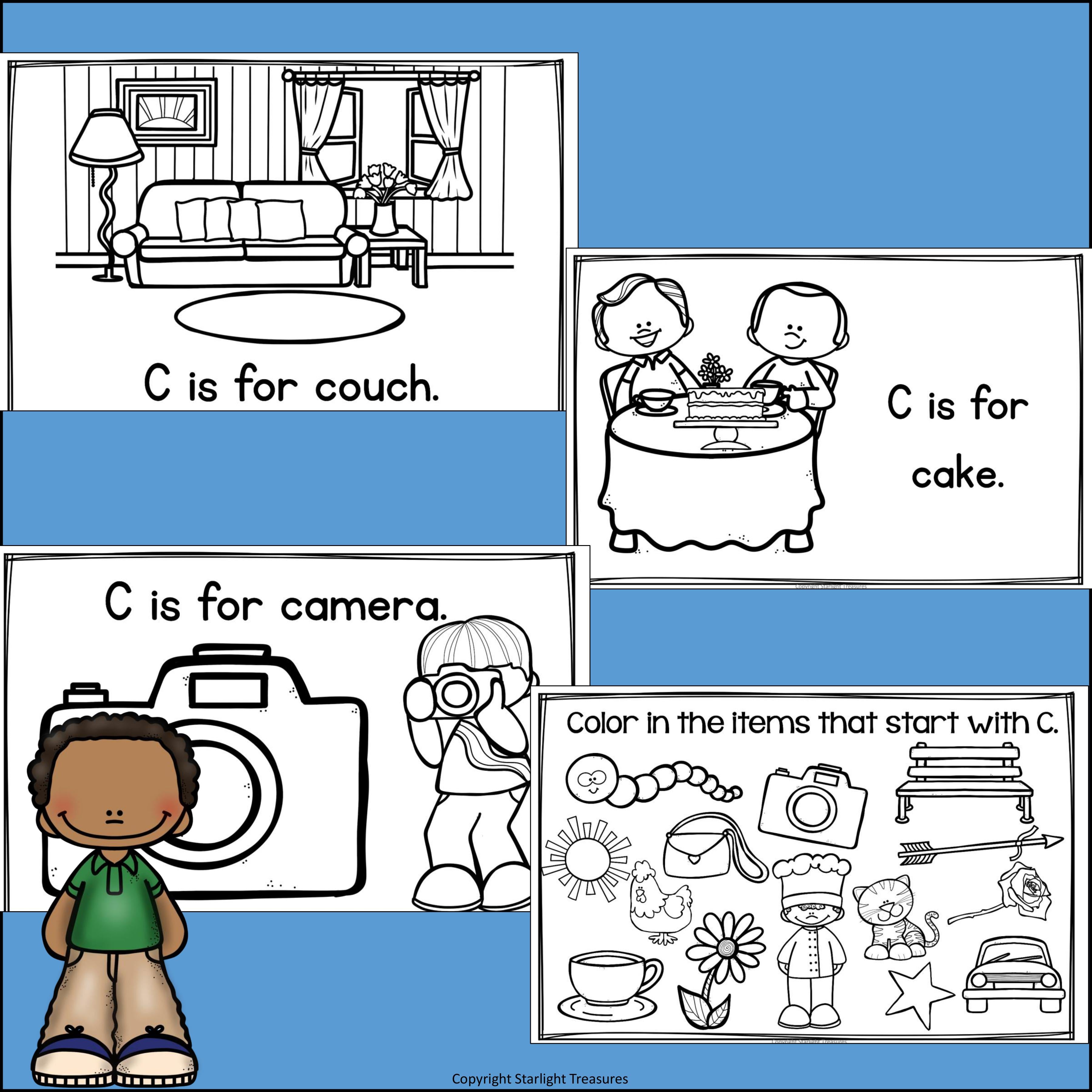 Letter C Mini Book