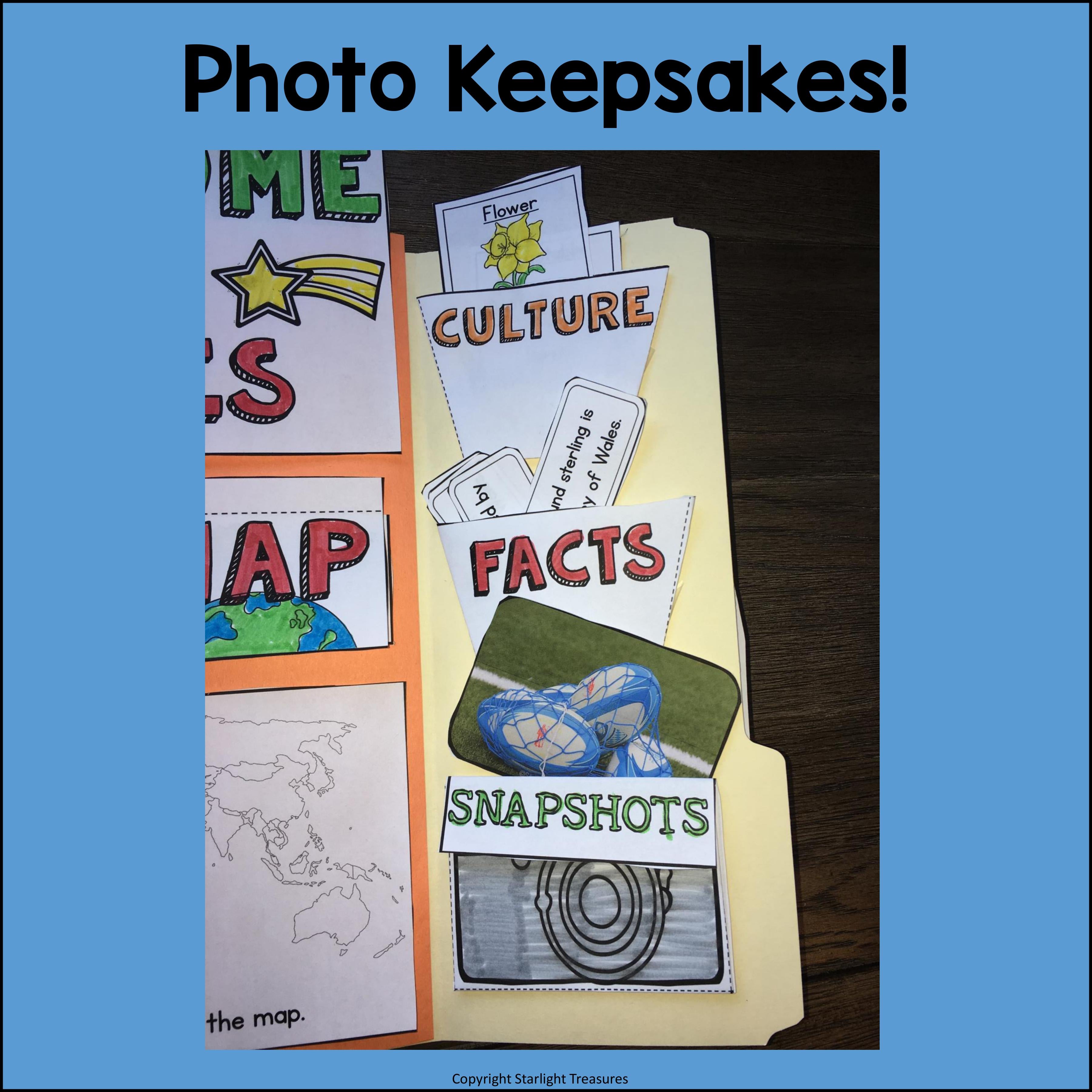 Wales Lapbook for Early Learners - A Country Study