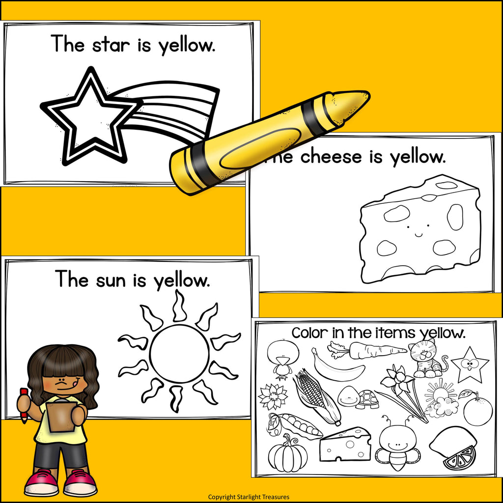 Colors of the Week: Yellow Mini Book 