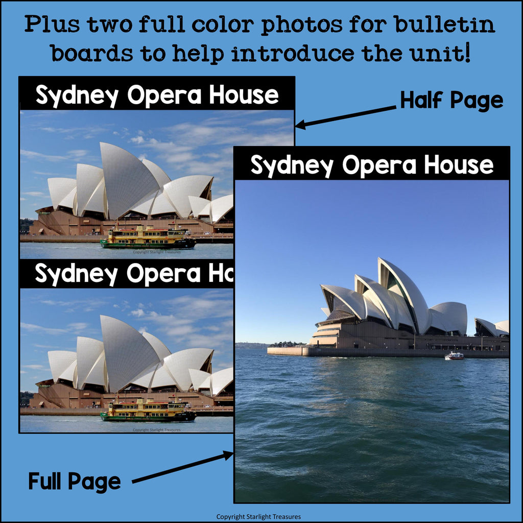 Sydney Opera House Complete Unit for Early Learners - World Landmarks