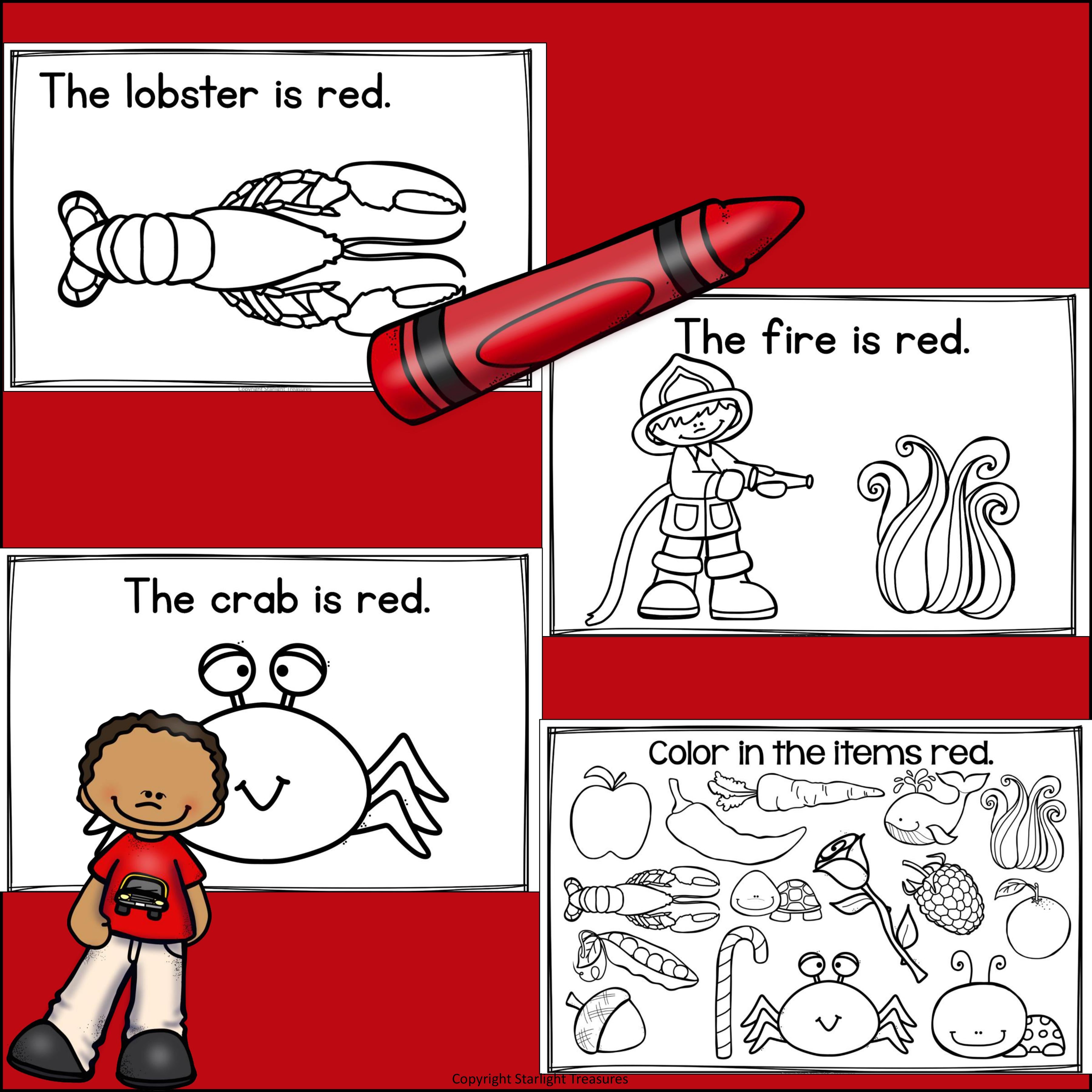 Colors of the Week: Red Mini Book