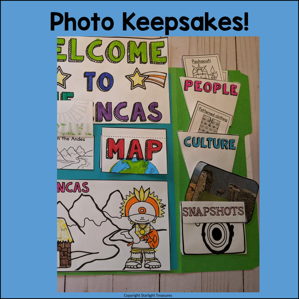Inca Lapbook for Early Learners - Ancient Civilizations