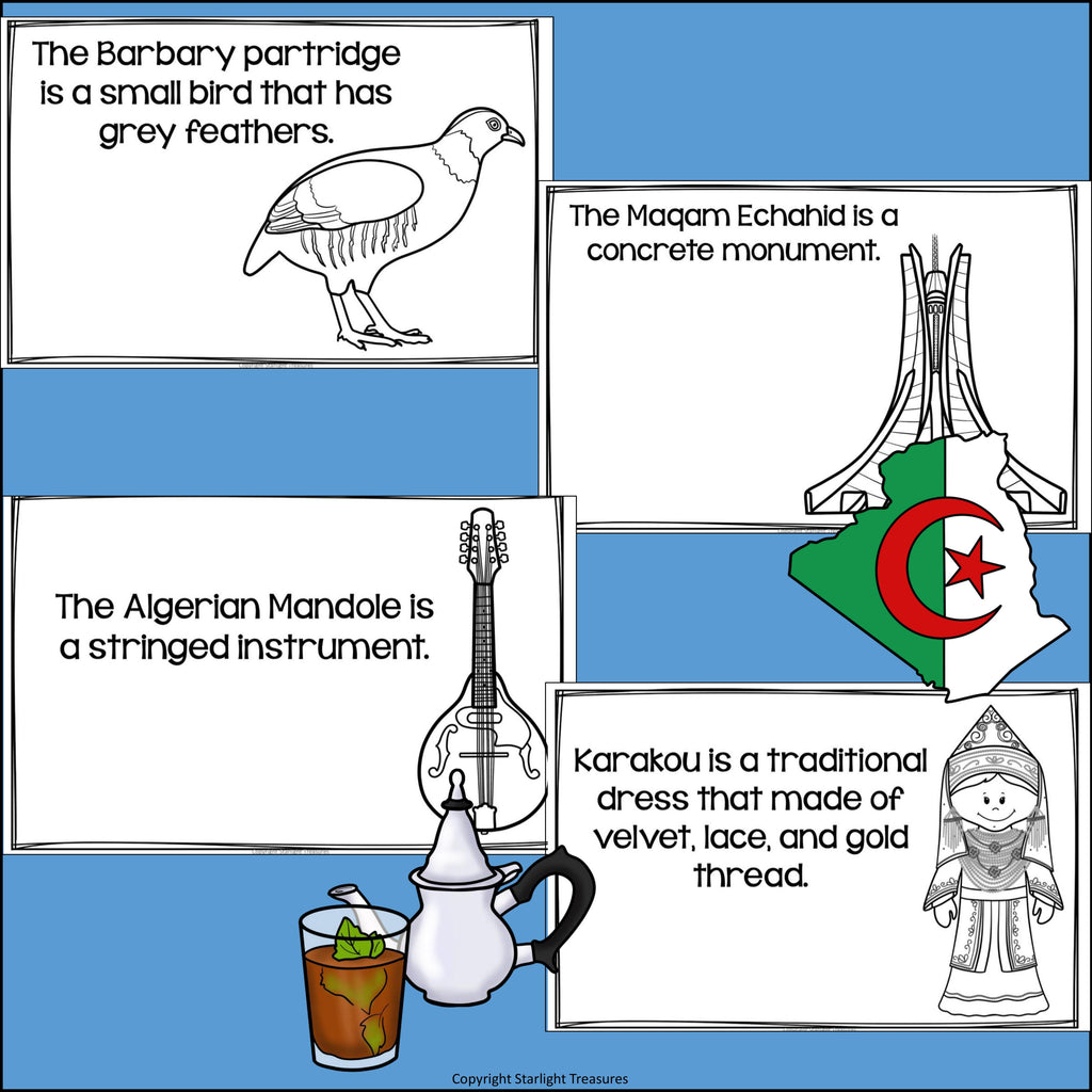 Algeria Mini Book for Early Readers - A Country Study