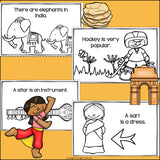 India Mini Book for Early Readers - A Country Study