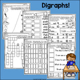 Digraphs Worksheets and Activities for Early Readers 