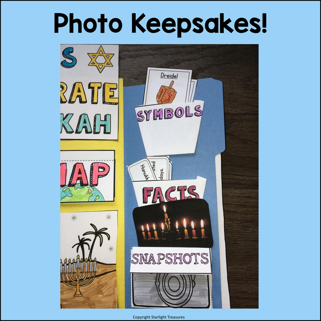 Let's Celebrate Hanukkah Lapbook for Early Learners