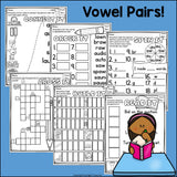 Vowel Pairs AU, AW Worksheets and Activities for Early Readers