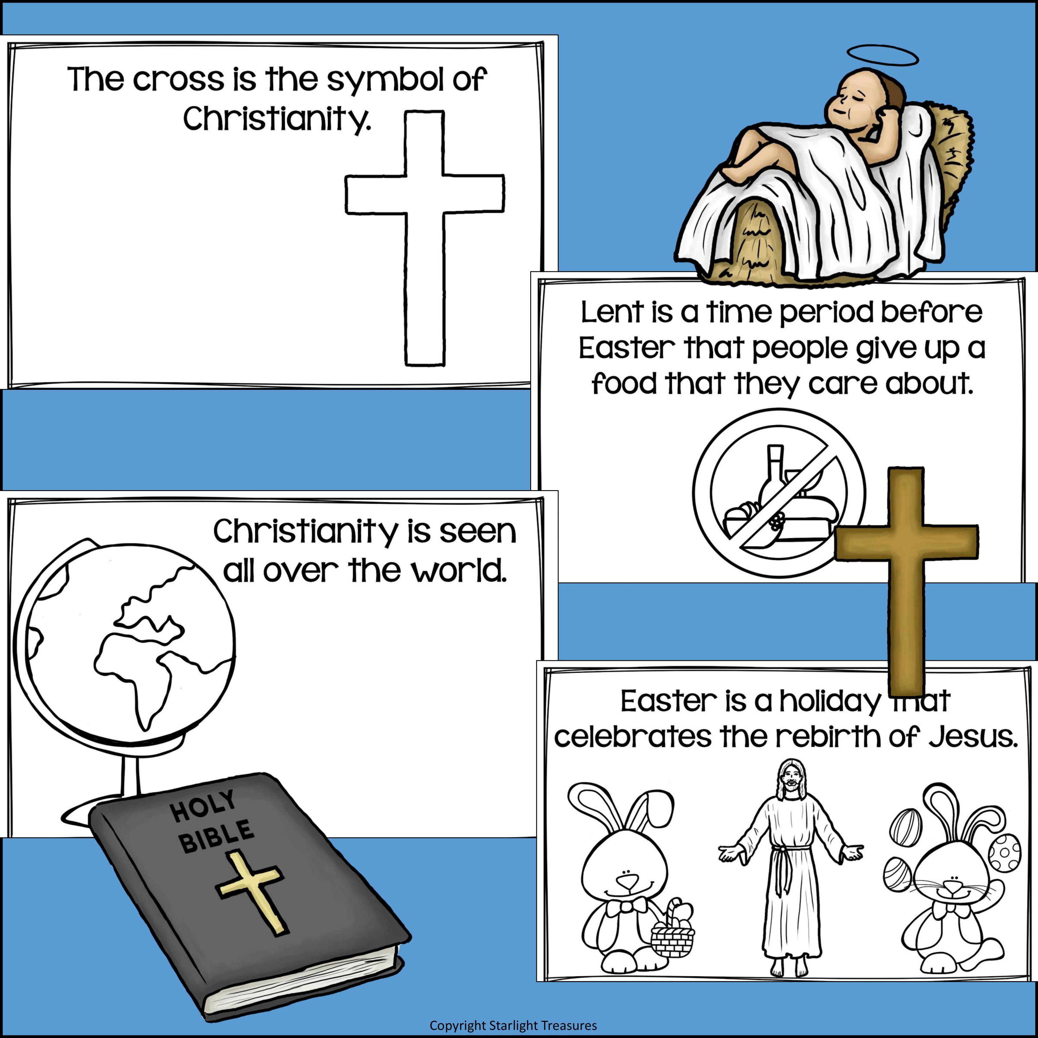 Christianity Mini Book for Early Readers: World Religions
