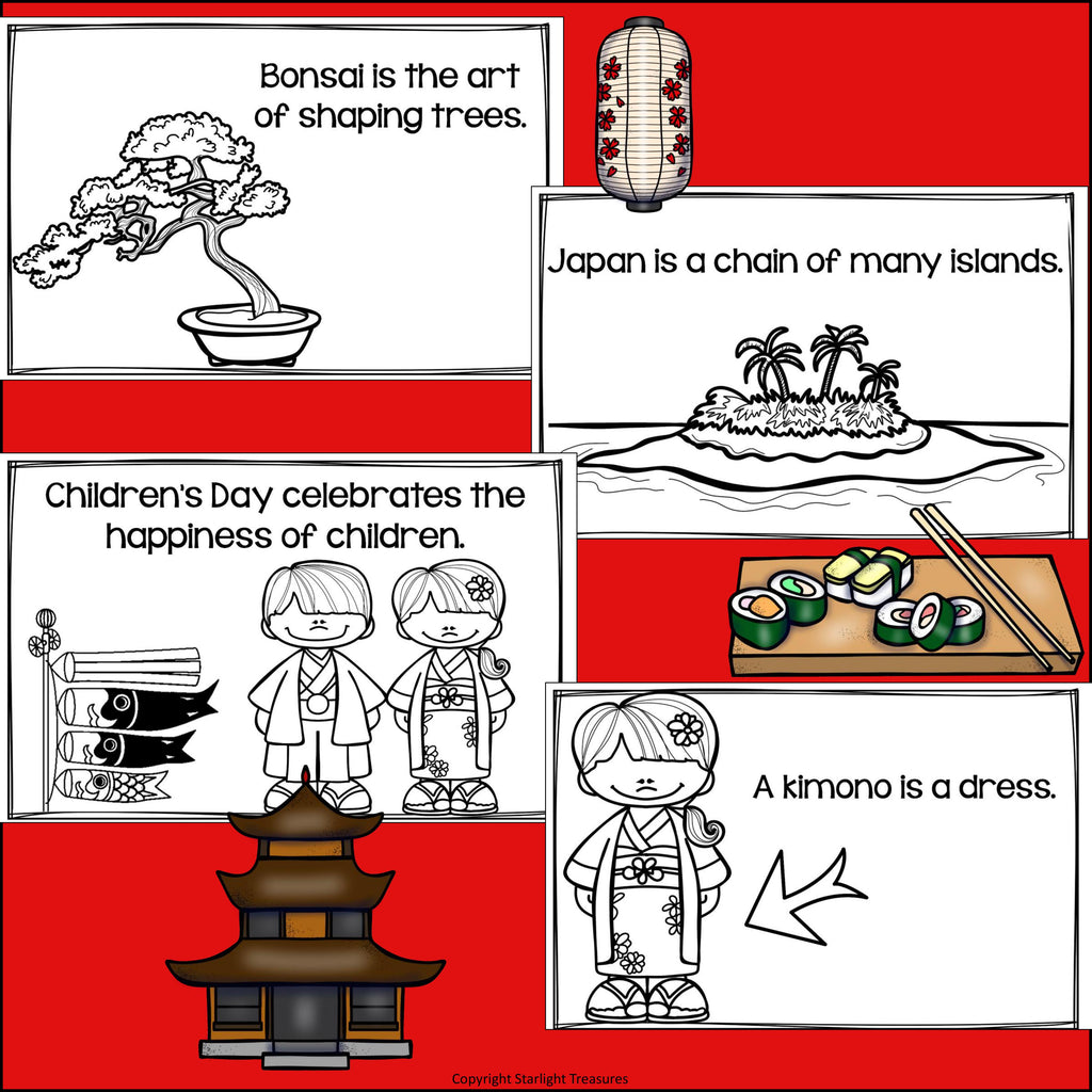 Japan Mini Book for Early Readers - A Country Study