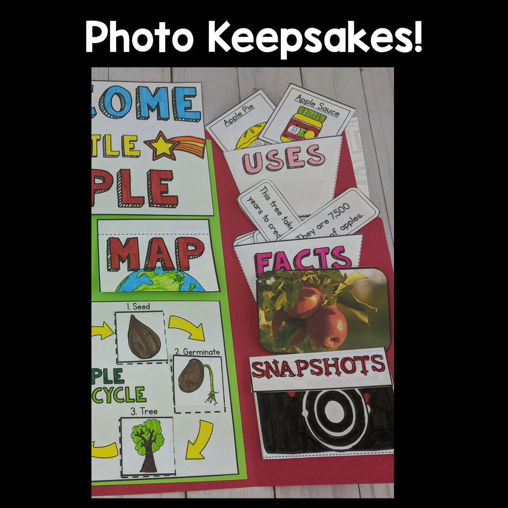 Apple Lapbook for Early Learners - Plant Study