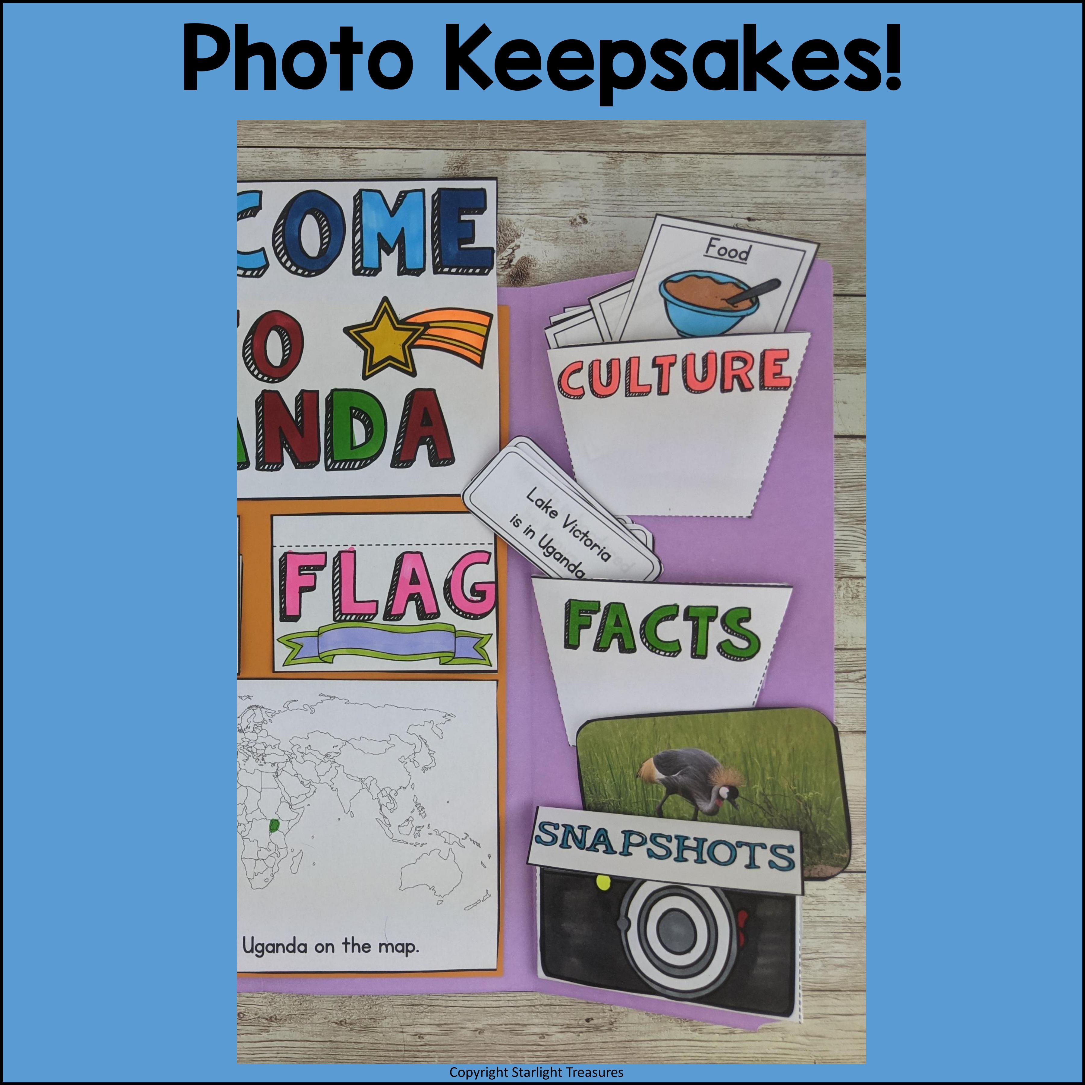 Uganda Lapbook for Early Learners - A Country Study