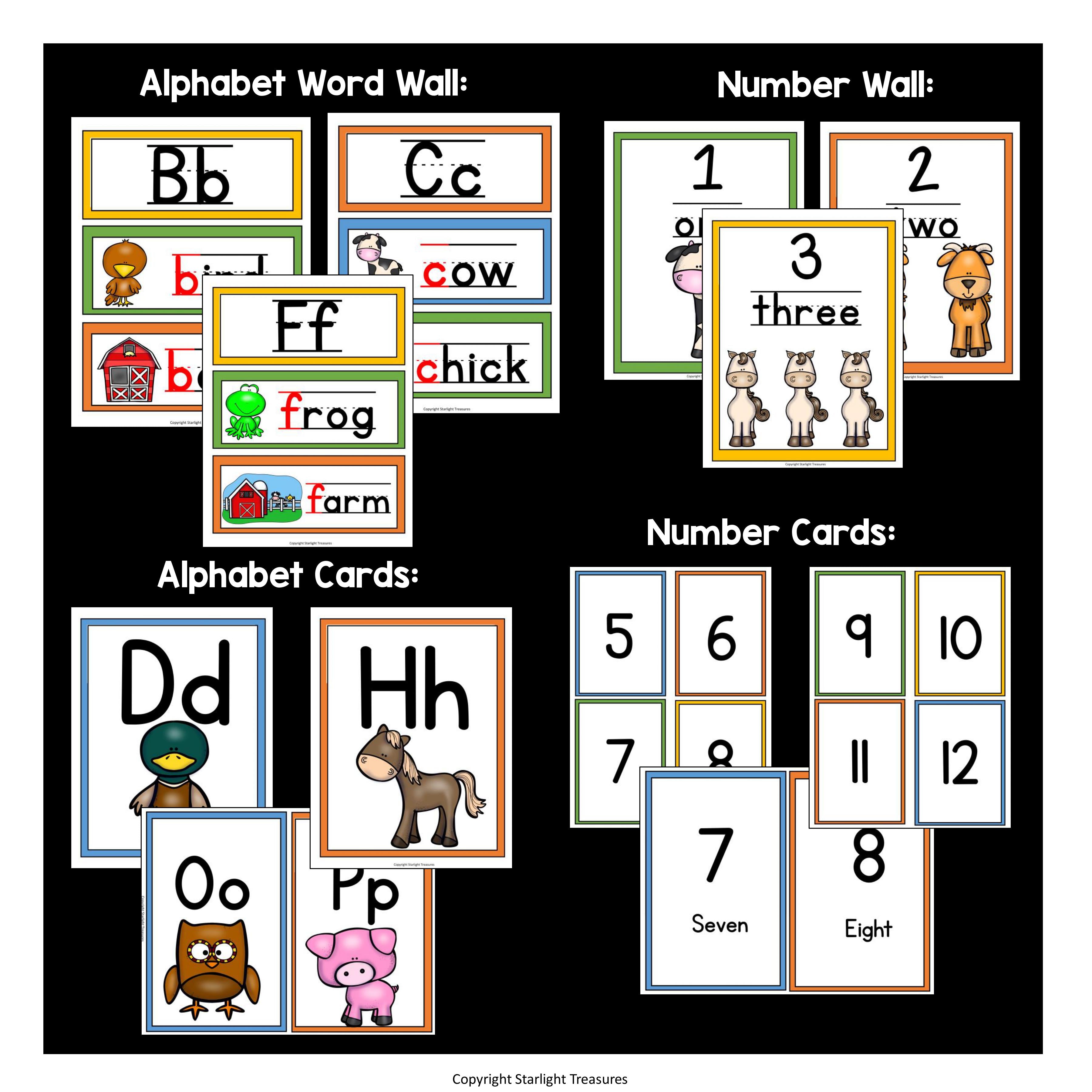 Classroom Decor Pack - Farm Theme