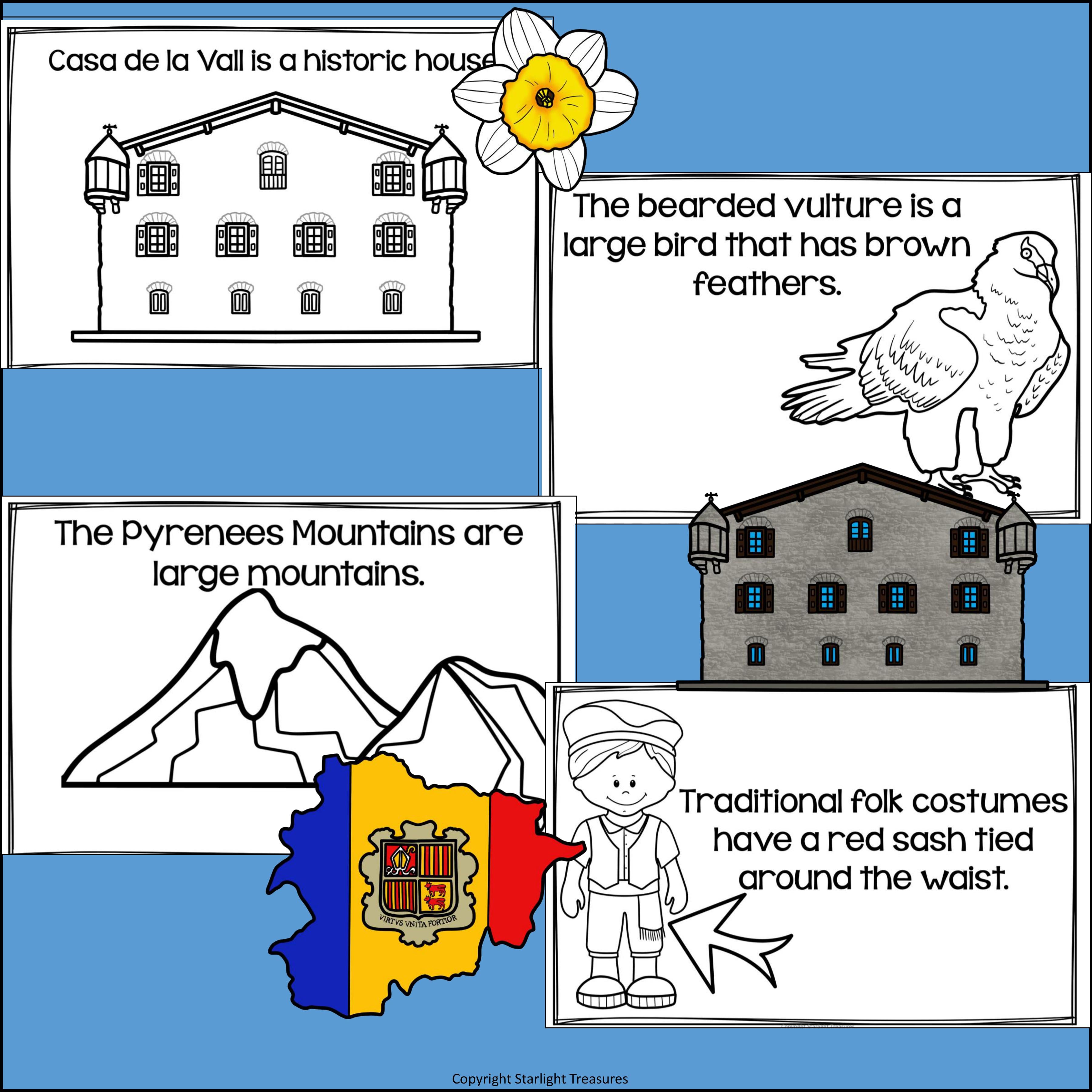 Andorra Mini Book for Early Readers - A Country Study