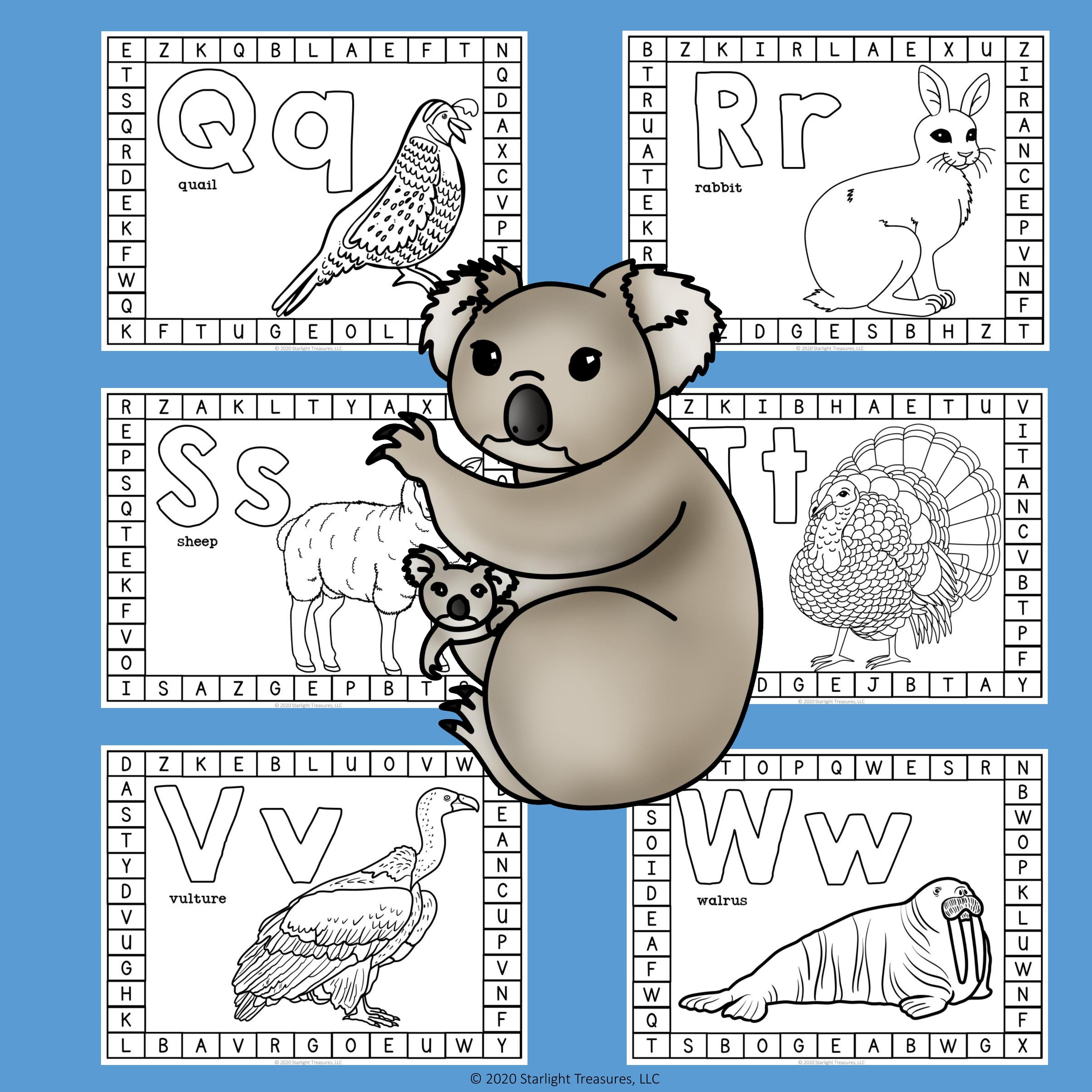 Alphabet Letter Punch Worksheets for Early Readers - ABC Punch Sheet FREEBIE