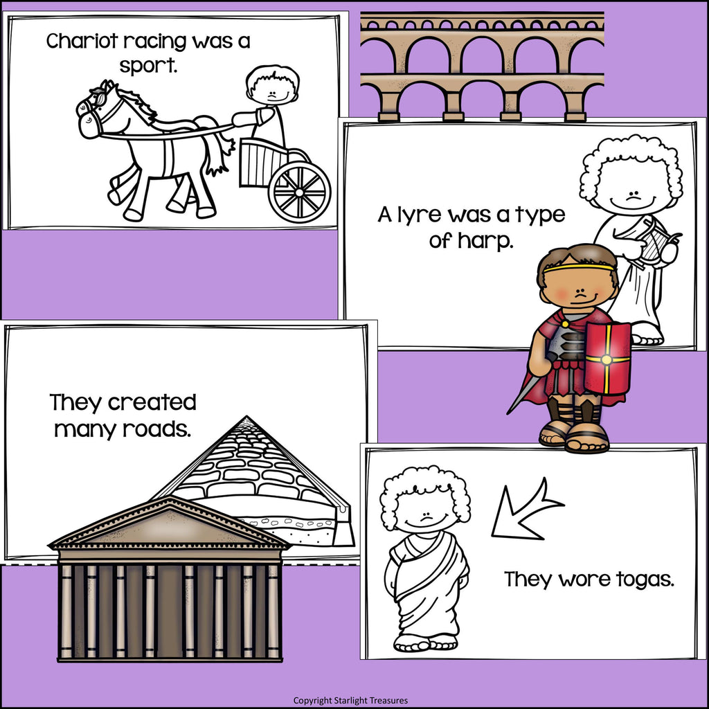 Ancient Rome Mini Book for Early Readers