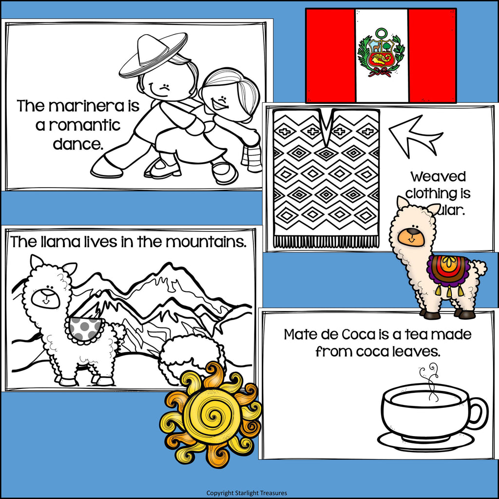 Peru Mini Book for Early Readers - A Country Study