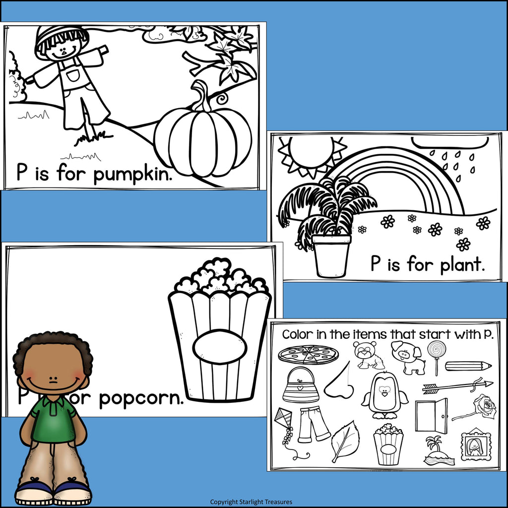 Alphabet Letter of the Week: The Letter P Mini Book