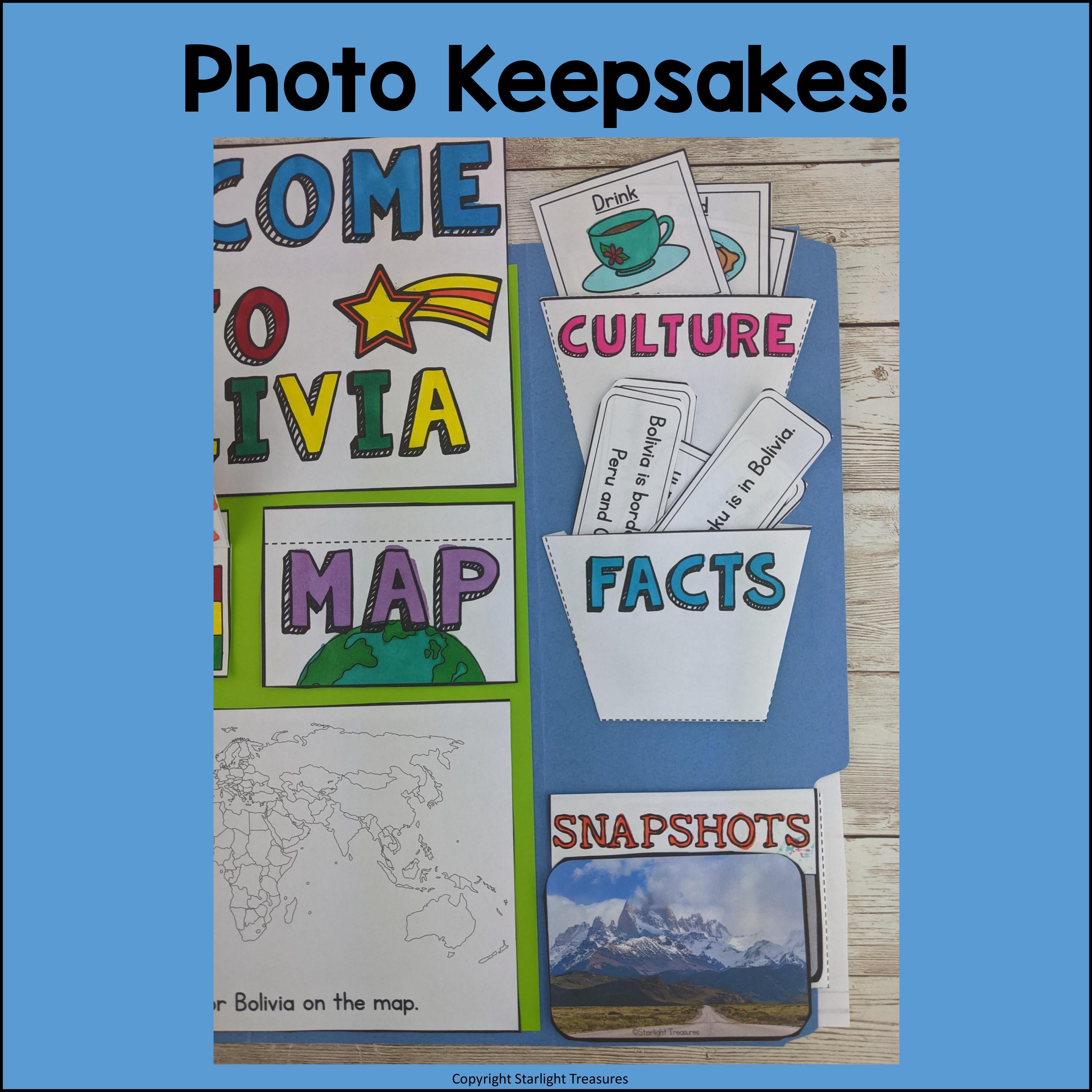 Bolivia Lapbook for Early Learners - A Country Study