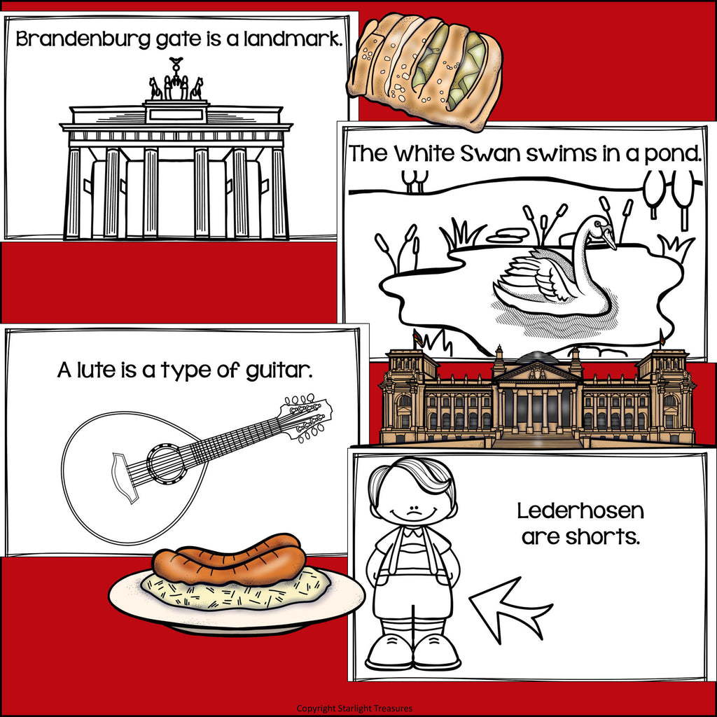 Germany Mini Book for Early Readers - A Country Study